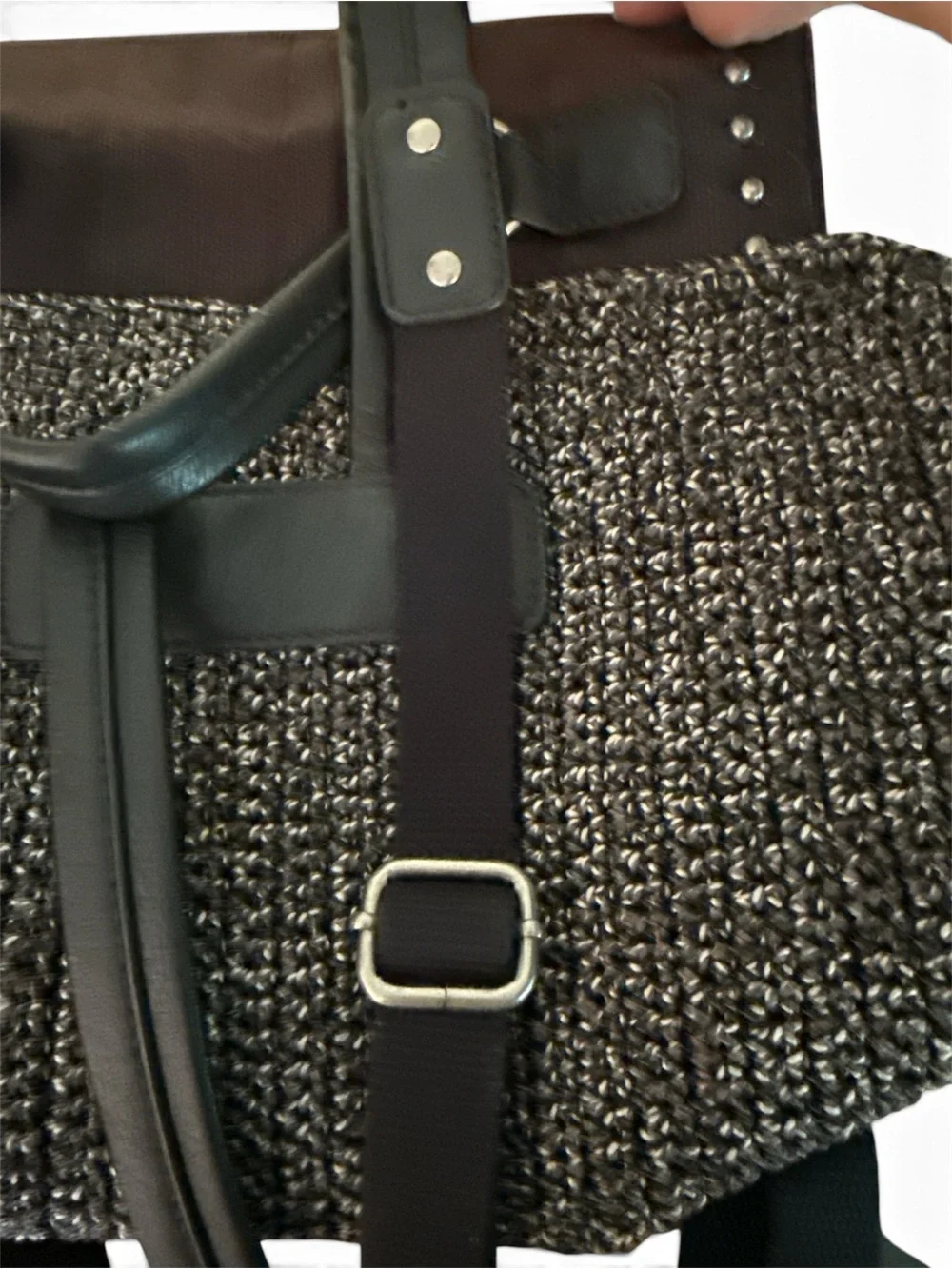 THE SAK 30th Anniversary Crochet Studded Convertible Backpack